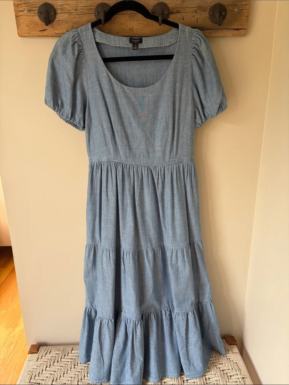 J Crew Tiered Maxi Dress
